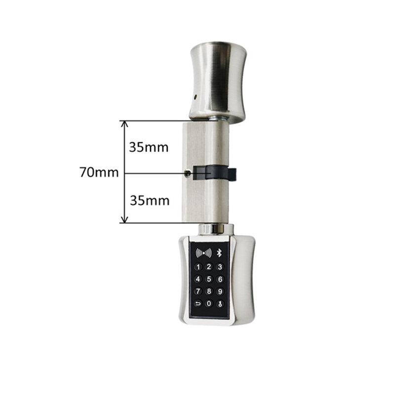 Smart Cylinder Lock APP Control TT Lock Digital Keypad Code RFID Card Keyless Door Lock For Home Hotel Apartment