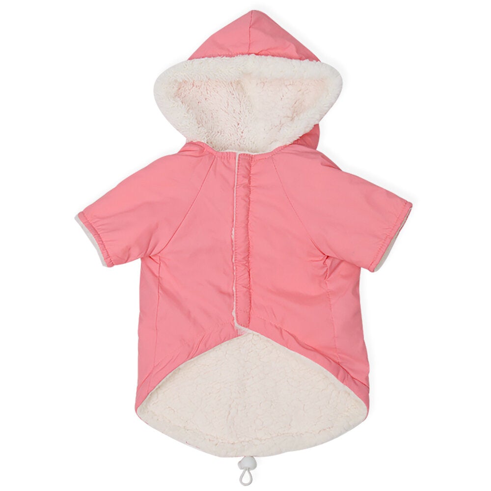 Adjustable Windproof Warm Dog Clothes Close-fitting Design Upgrade Polyester Taffeta Material Multi Colors Size Is Optional