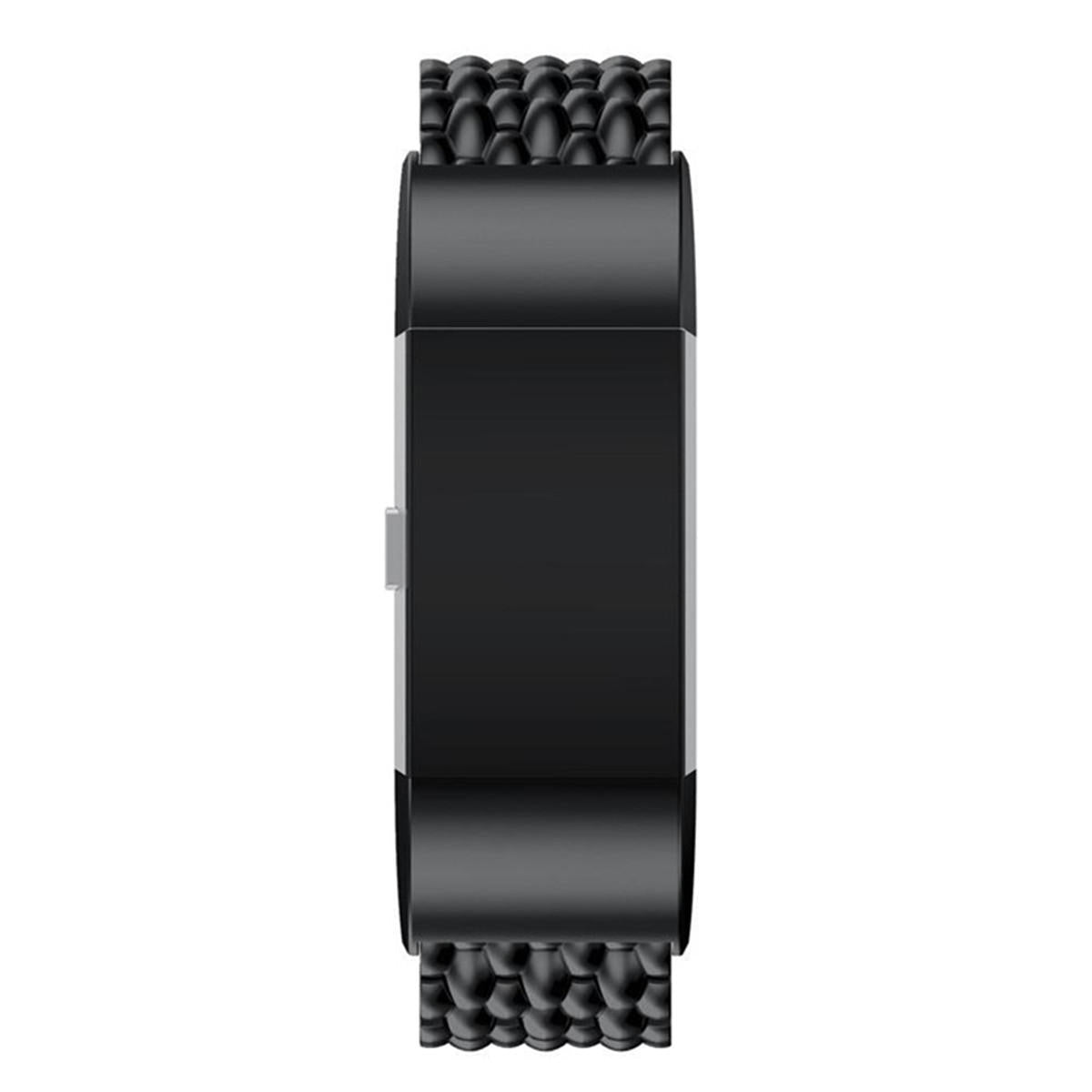 Replacement Screwless Metal Strap Stainless Wrist Band for Fitbit Charge 2