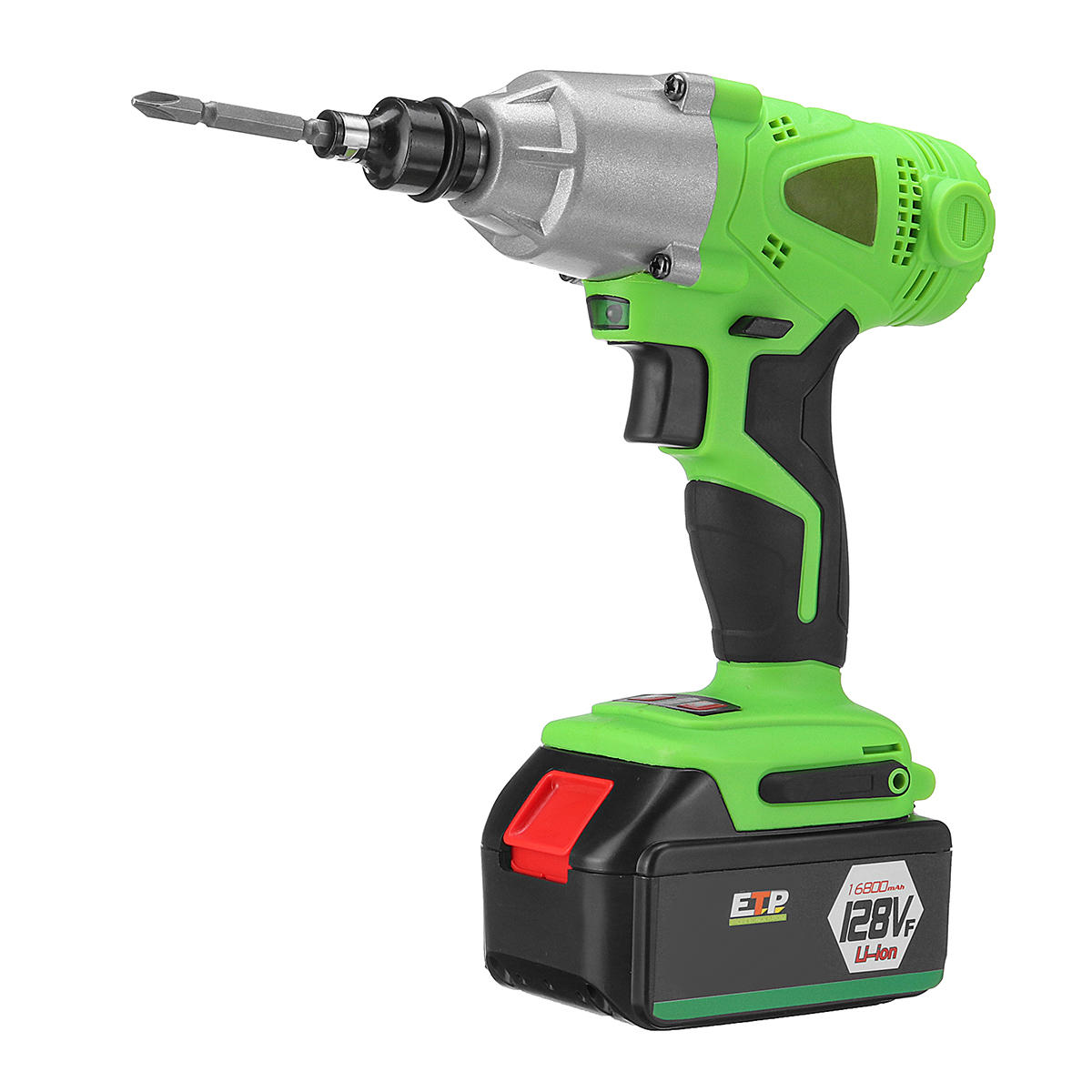 98VF/128VF/168VF/188VF Adjustable Cordless Brushless Electric Impact Wrench Screwdriver Drill LED Light