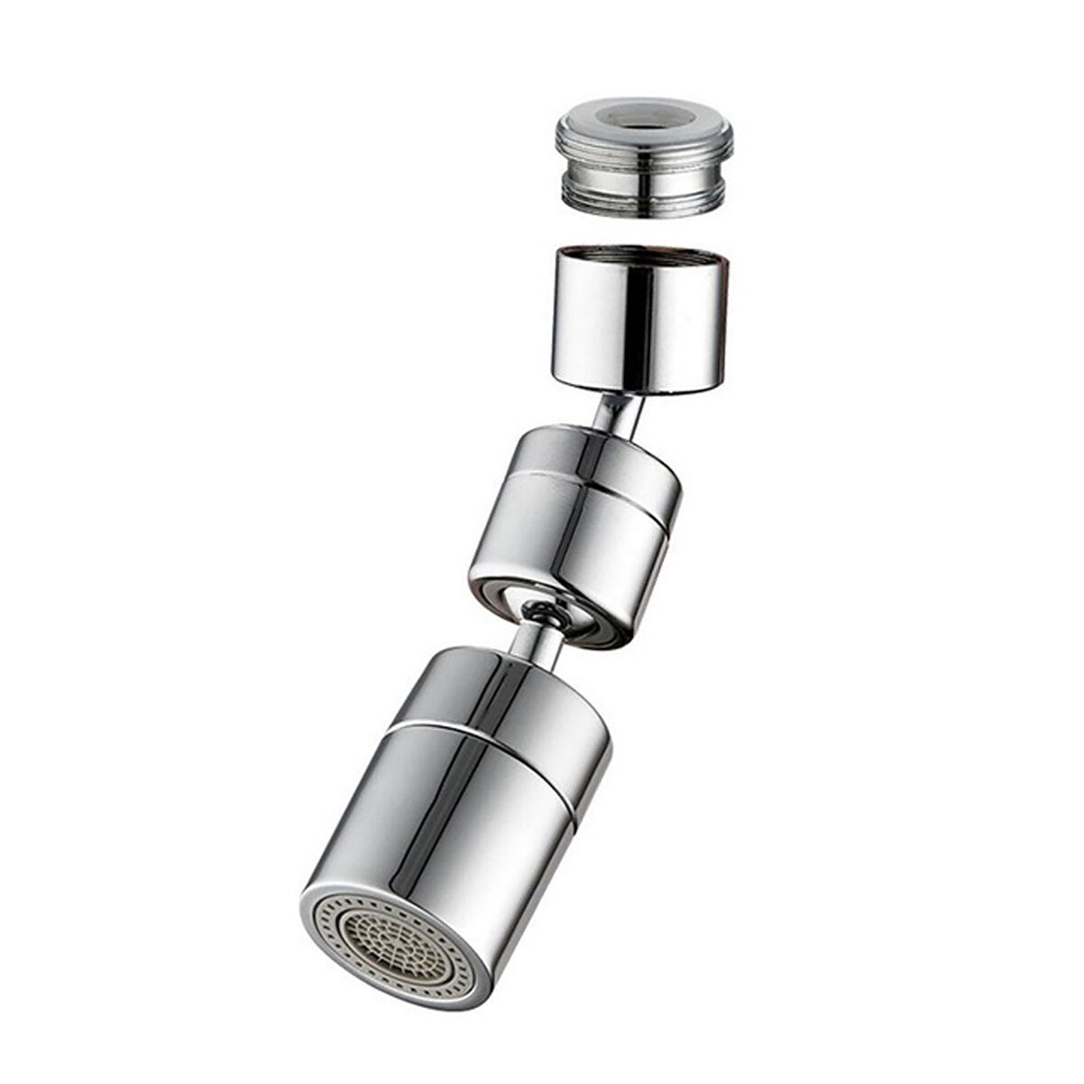 Sink Faucet Aerator 1080 Degree Swivel Universal Splash Filter Faucets Extender Bubbler Attachment For Eye Flush Face Wash And Gargle