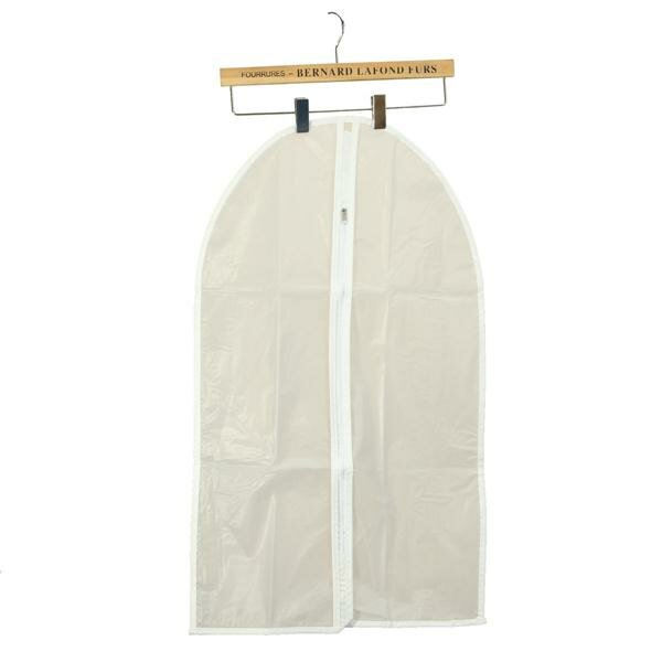 PEVA Foldable Translucent Clear Washable Coat Suits Clothes Garment Protective Cover Storage Bag