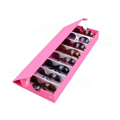 8 Grids Eyeglasses Sun Glassess Glasses Storage Box Display Tray Jewelry Showing Case