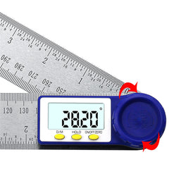 0-200mm Digital Meter Angle Inclinometer Digital Angle Ruler Electron Goniometer Protractor