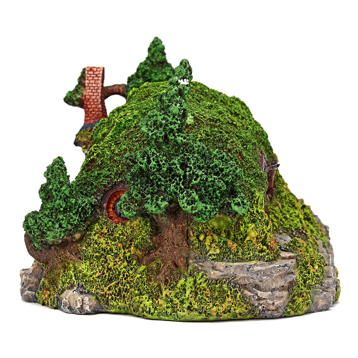 Aquarium Ornament Dwarf House Fish Tank Landscape Hiding Cave Decorations