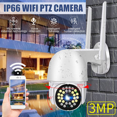 1080P 3MP HD Smart WiFi IP Camera Wireless Night Vision Two Way Voice Call Smart Camera Security Camera