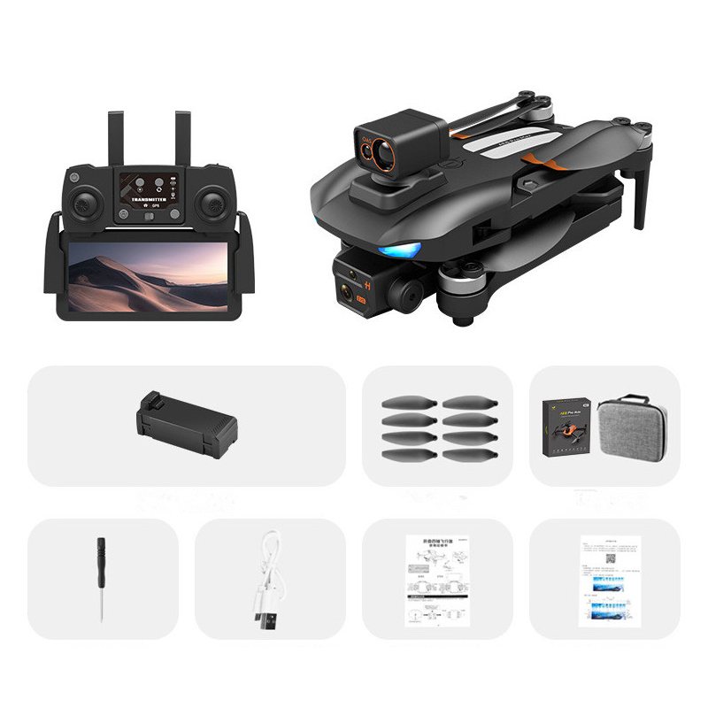 5G WiFi FPV with 8K HD Camera 360Obstacle Avoidance Brushless Foldable GPS RC Quadcopter RTF