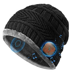 bluetooth Smart Music Hat Winter Warm Sports Earphone Cap Headset with Speaker Mic