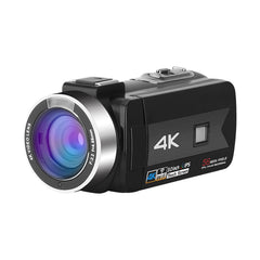 Zoom 4K Video Camera Camcorder for Youtube Live Stream Broadcast IR Night Vision 6MP 16X HD DV Video Recorder Digital Camera WiFi APP Control 5-axis Image Stabilization Anti-shake With Microphone Stabilizer Handle