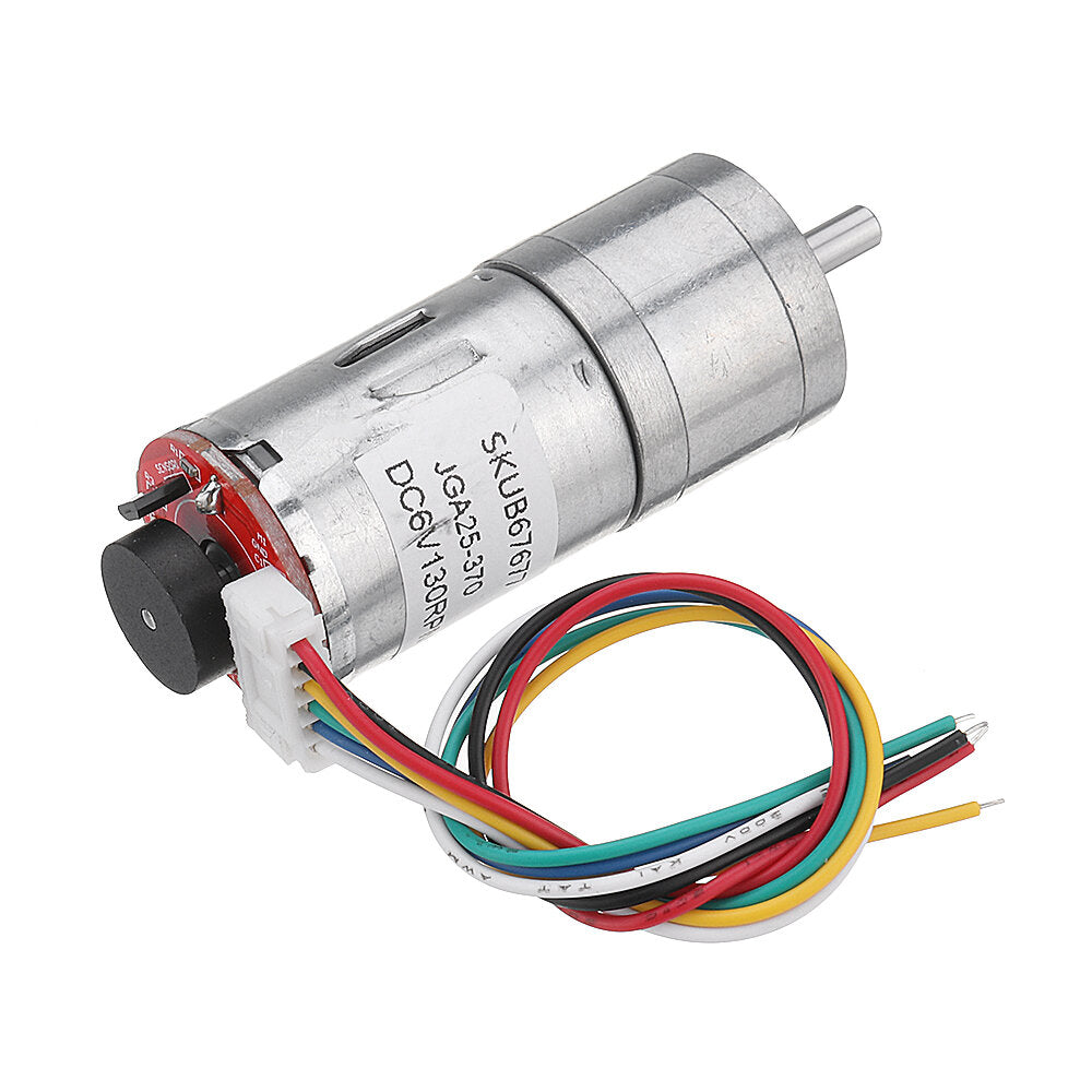 DC 6V Micro Gear Reduction Motor with Encoder Speed Dial Reducer