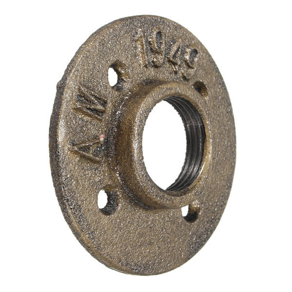 1 Inch Malleable Threaded Floor Flange Iron Pipe Fittings Wall Mounted Flange