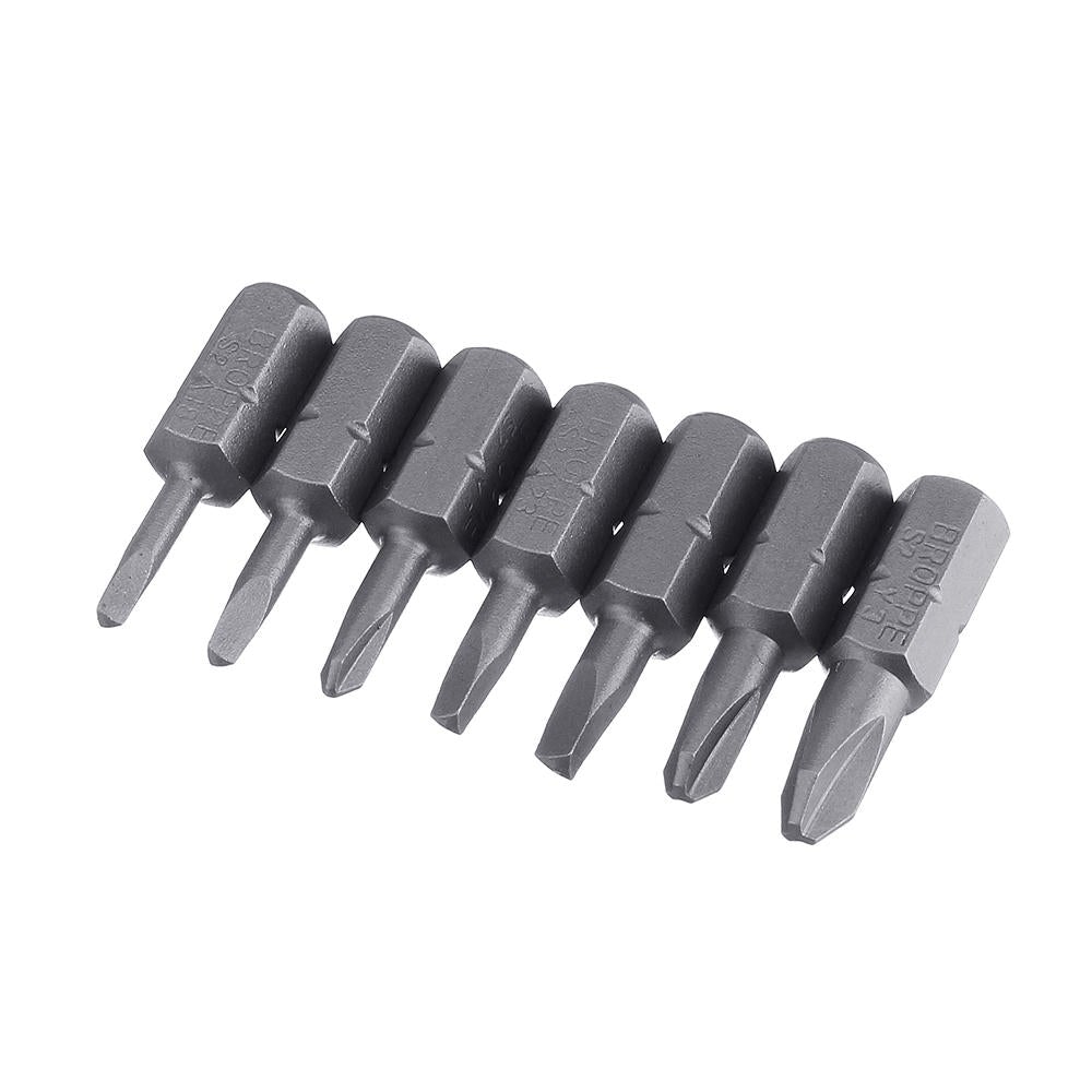 44Pcs S2 Screwdriver Bit Set Phillips Slotted Torx Hex Screwdriver Bits with Extension Rod 1/4 Inch Hex Shank