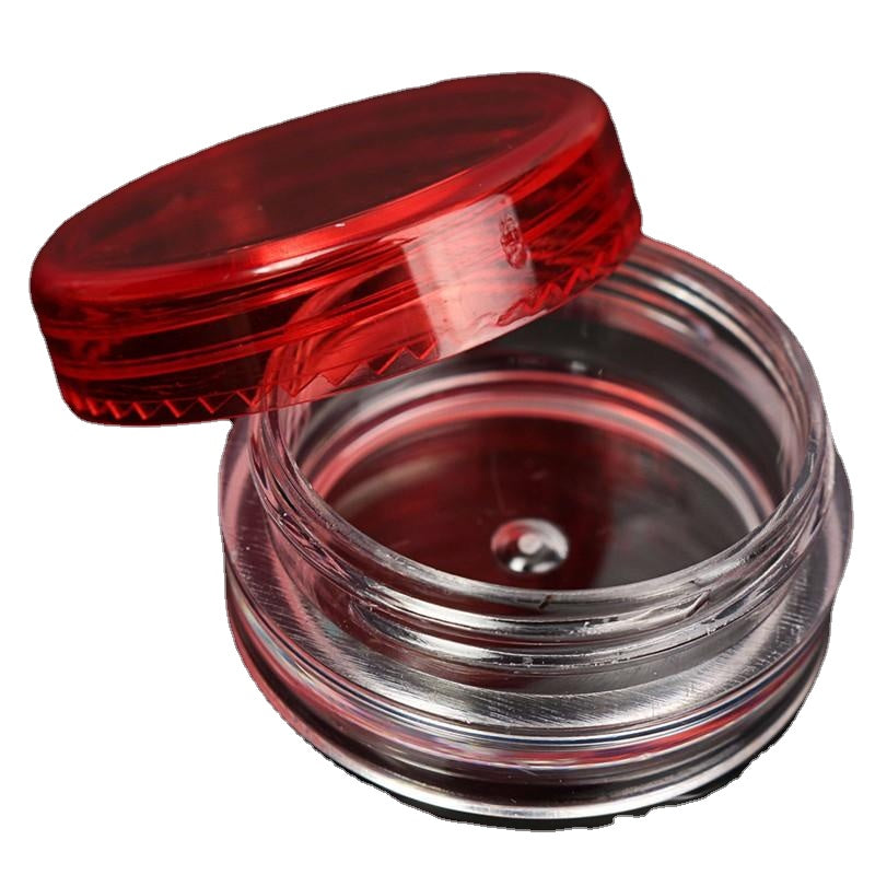 Portable Cosmetic Empty Jar Pot Mini Round shaped Eyeshadow Makeup Face Cream Container