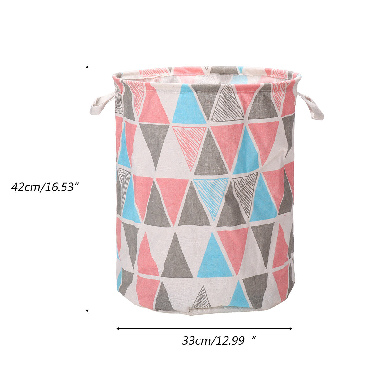 Round Foldable Laundry Storage Bucket Toys Sundries Waterproof Hamper