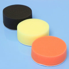 3pc 3 Inch Round Polishing Pads Waxing Foam Sponge Cleaning Polishing Pad