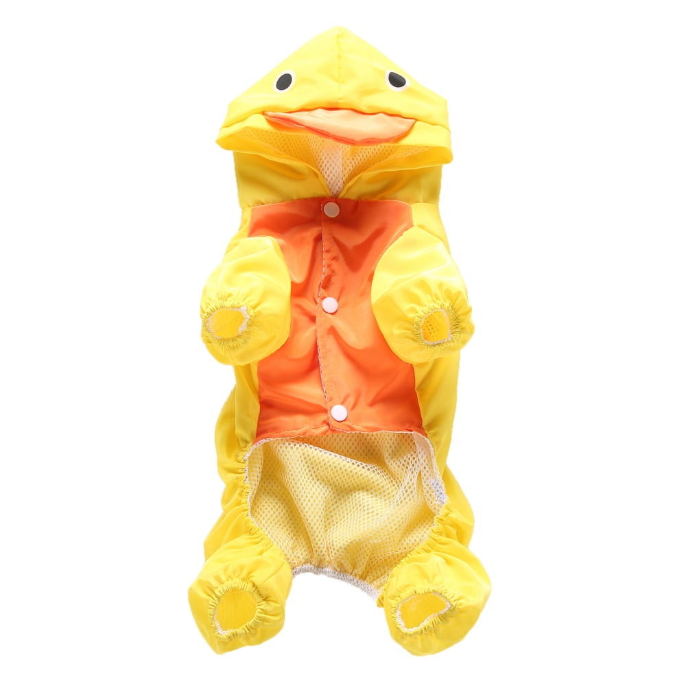 Dog Lovely Duck Aniamls Raincoat Dog Outdoor Jacket Waterproof and Comfurtable