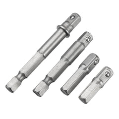 9pcs Screwdriver Extension Bar Adapter 1/4 Inch Shank Screwdriver Driver Socket Bit with Angle Driver