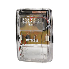 Transparent Portable AM FM Radio Pointer Tuning Support Headphone for Church Conference Guide