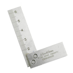 Premium Stainless Steel Right Angle Ruler High Precision 90 Degree Laser Etched Scale Wide Seat Design Multiple Sizes