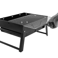 Folding BBQ Grill Portable Charcoal Grill Stainless Steel Cooking Stove Camping Picnic