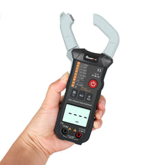 Fully Intelligent True RMS Clamp Meter 6000 Counts Automatic Identification Digital Multimeter with NCV / Resistor / Diode / On-Off Test / Capacitor Test
