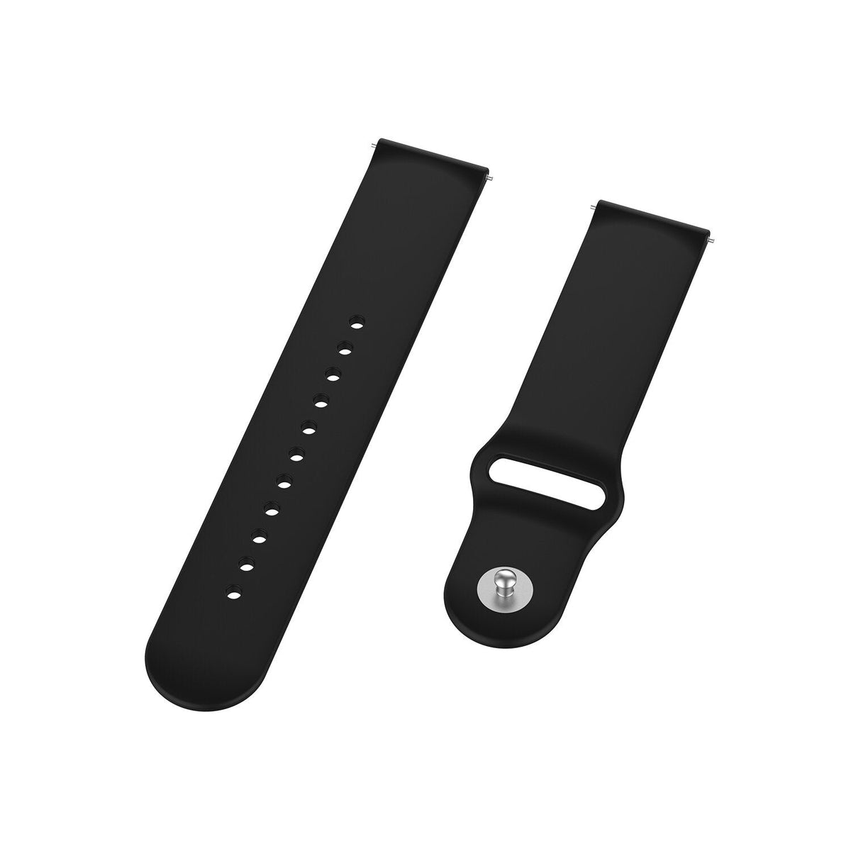 22mm Solid Color SLR Buckle Silicone Replacement Strap Smart Watch Band For Samsung Galaxy Watch 46MM