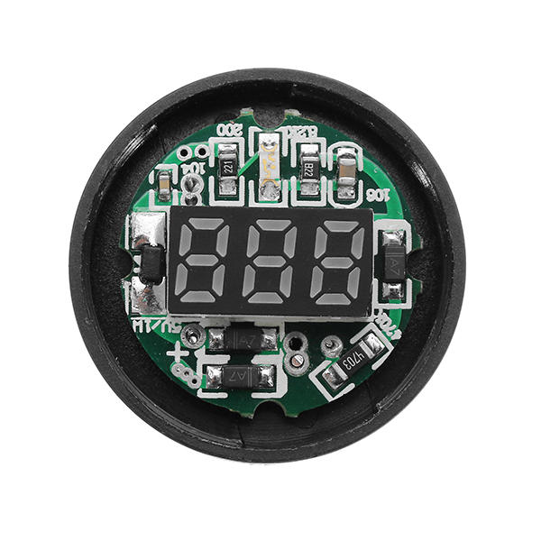 22mm AC 50-500V Yellow Digital AC Voltmeter Voltage Meter Gauge Digital Display Indicator