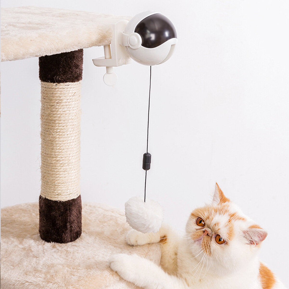 Electric Automatic Lifting Cat Ball Toy Interactive Puzzle Smart Pet Teaser Toys