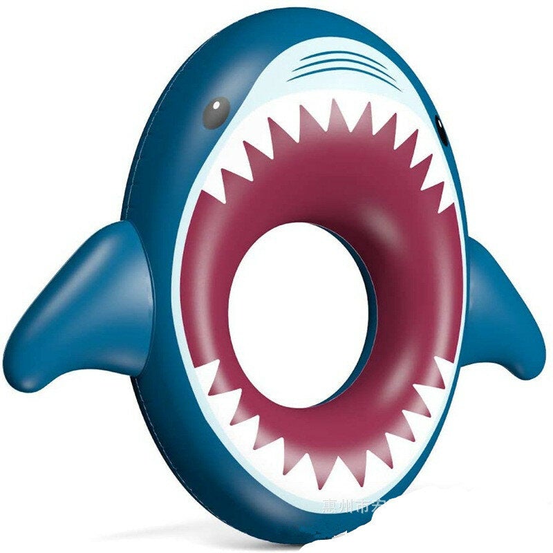 Big Mouth Shark Inflatable Swimming Circle Adult Children's Swimming Circle