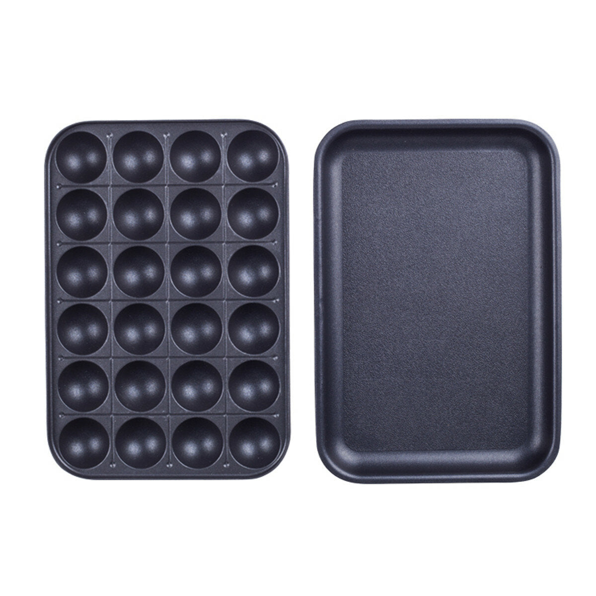 24 Holes Grill Pan Plate Cooking Octopus Ball Kitchen Maker Baking Mold