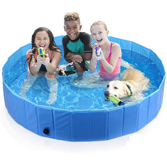 120*30cm PVC Pet Pool Collapsible Dog Bath Tub Outdoor Portable Paddling Bath Cat Dog Cleaning Supplies