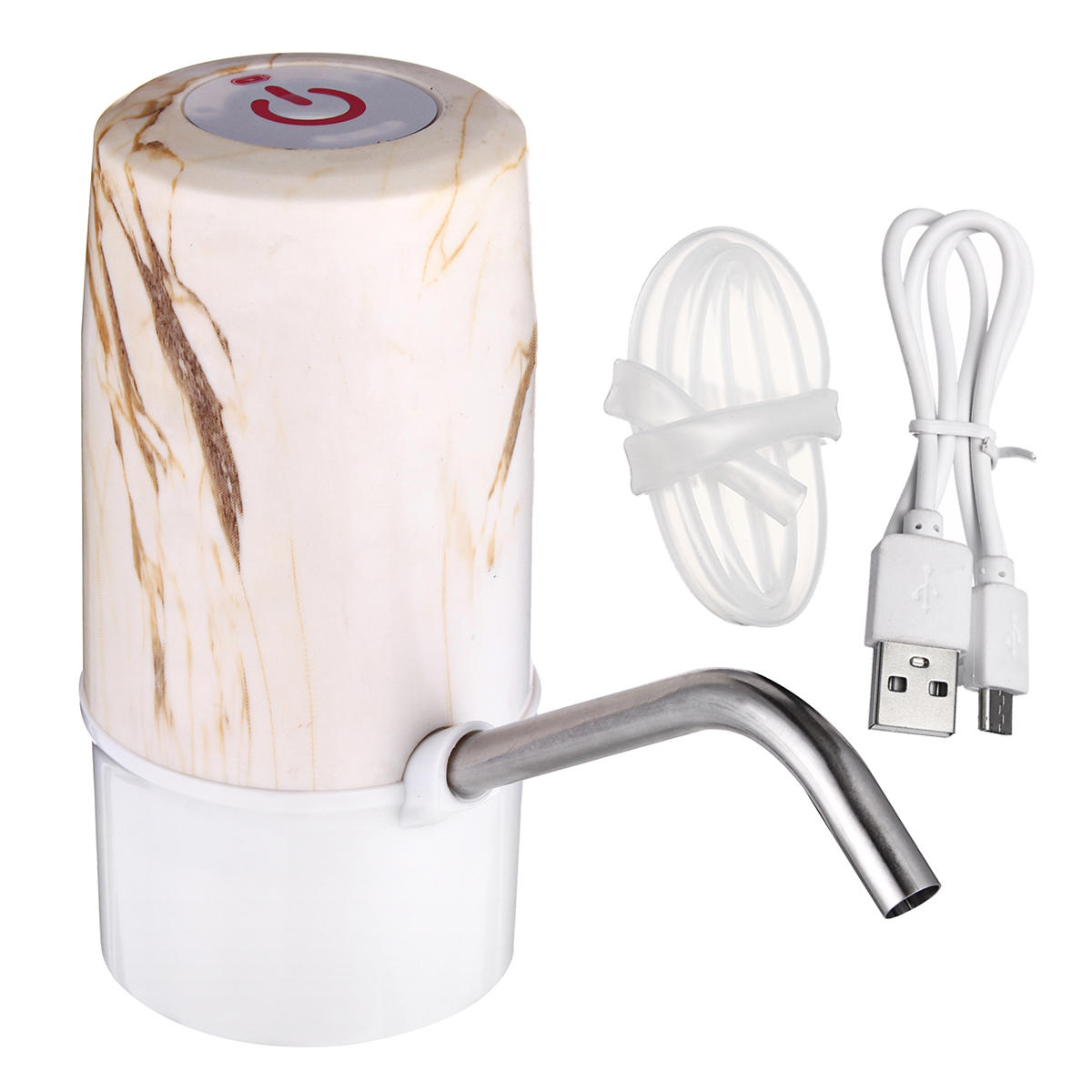 Rechargeable Water Drinking Gallon Bottled Dispenser Portable Pump USB Cable Water Pumping Device