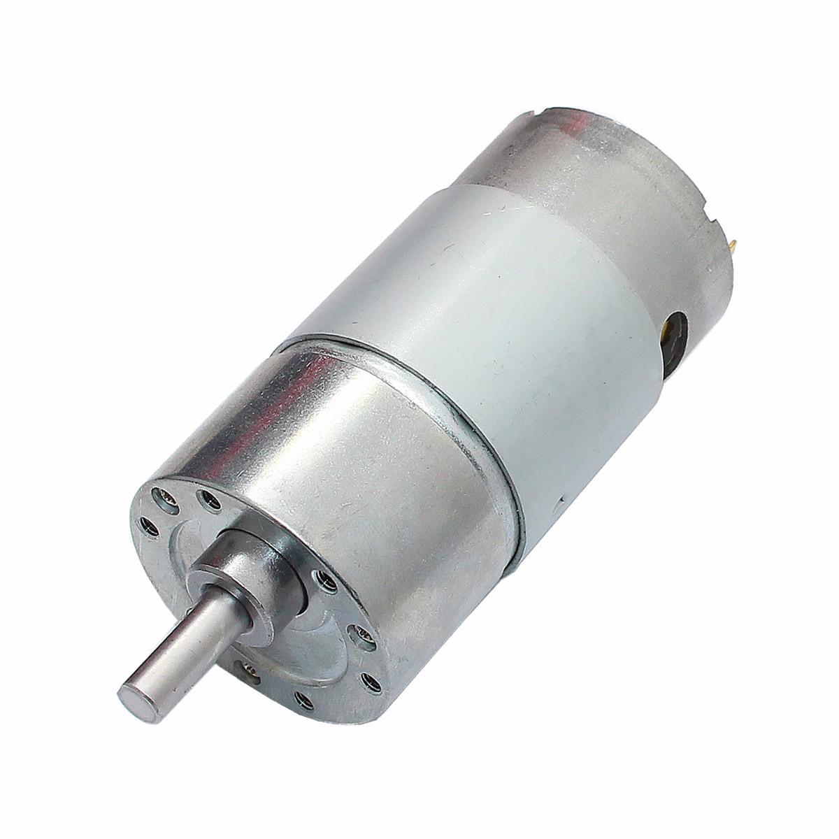 DC 12V 300RPM Geared Motor High Torque 37GB-550 Gear Reducer Motor