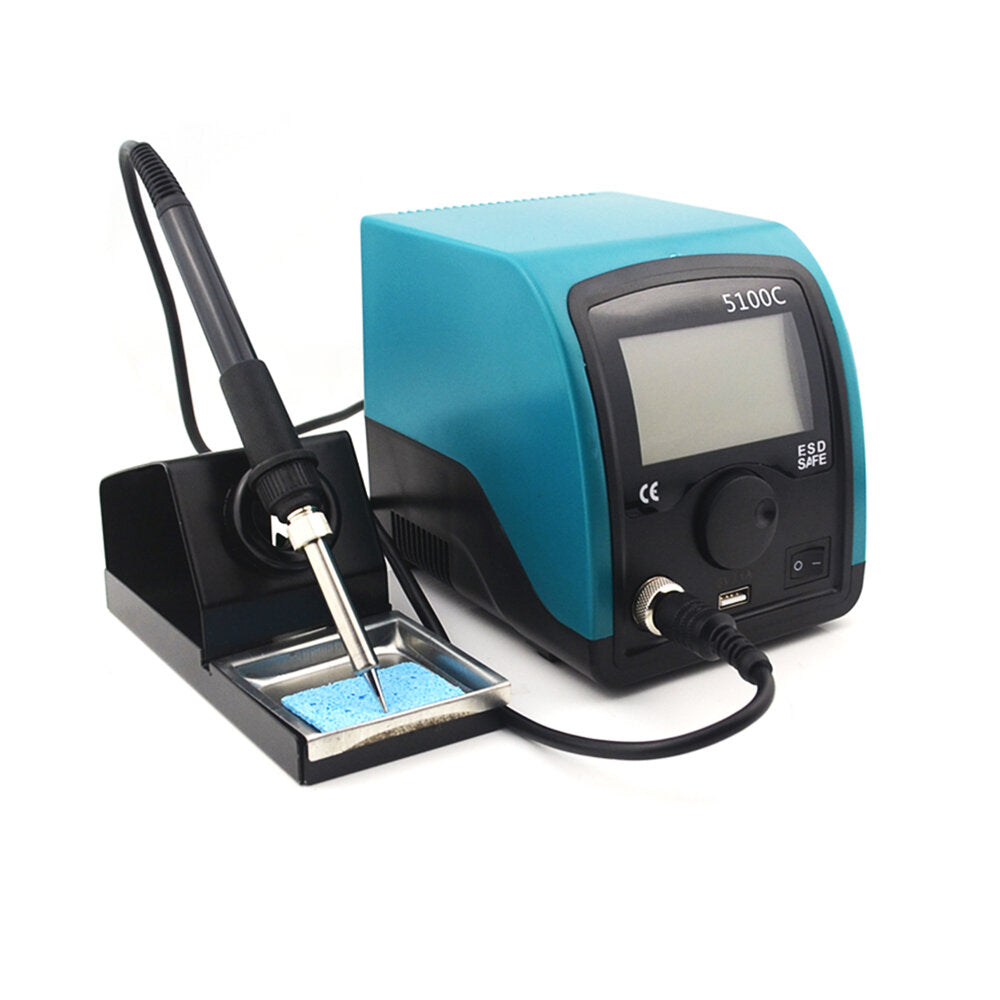 75W LCD Smart Lead-free Soldering Station Constant Temperature Digital Welding Soldering Iron With USB interface