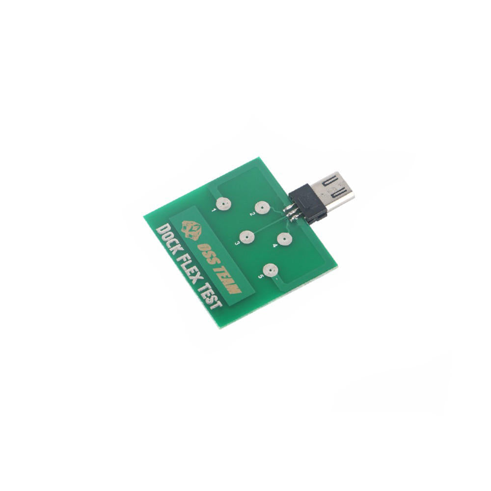 Micro USB 5 Pin PCB Test Board for Android Mobile Phone Battery Power Charging Dock Flex Easy Test