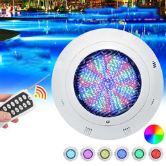 1 pc LED Underwater Swimming Pool Lights RGB Color Changing IP68 Waterproof Lamp With Remote Controller