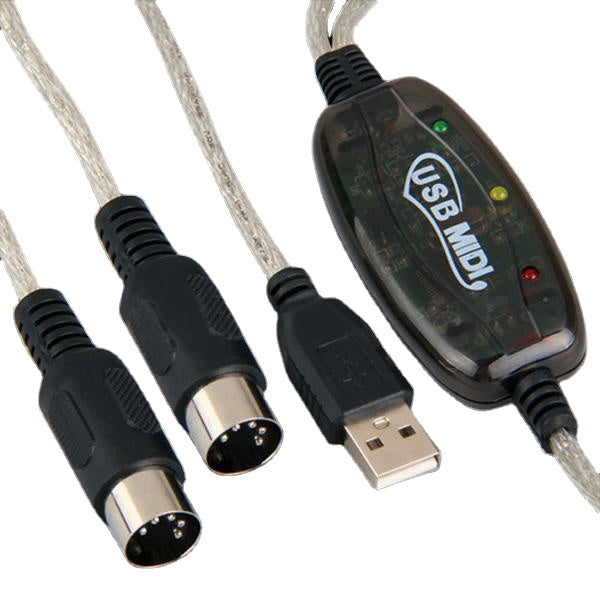 USB Cable Converter PC to Music Keyboard Adapter