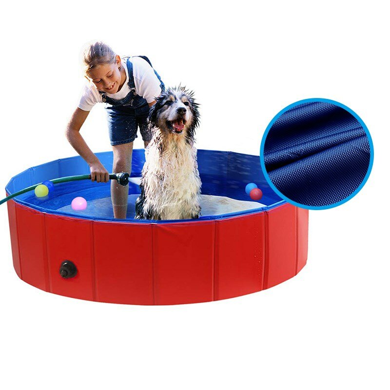 Portable Pet Bath Dog Swimming Pool Foldable Bath Cat Paddling Puppy Bathtub Decorations 80*20CM