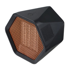 600/1000W Silent Mini Electric Heater Temperature Control Hexagonal Desktop Heating Warmer Air Fan