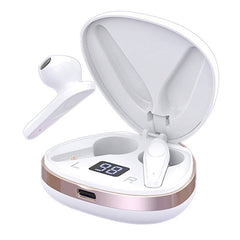TWS Earphones Wireless bluetooth V5.0 Headphones HIFI Stereo Noise Reduction LED Display Smart Touch Half-In-Ear Earbuds with Mic