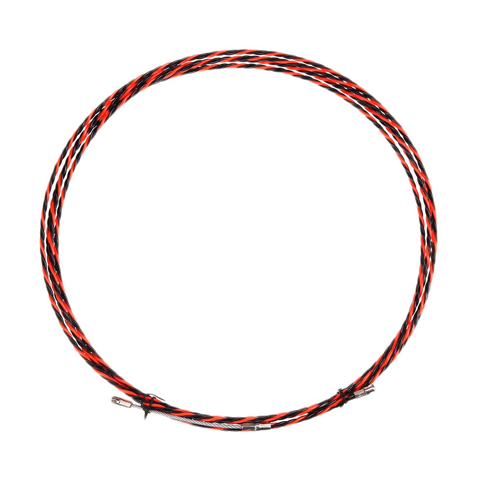 5Pcs 5m Electric Spiral Cable Push Puller Conduit Snake Cable Rodder Fish Tape Wire Guide