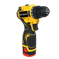 18V Brushless Electric Drill Driver Cordless Rechargeable Screwdriver W/ 1 or 2 Battery