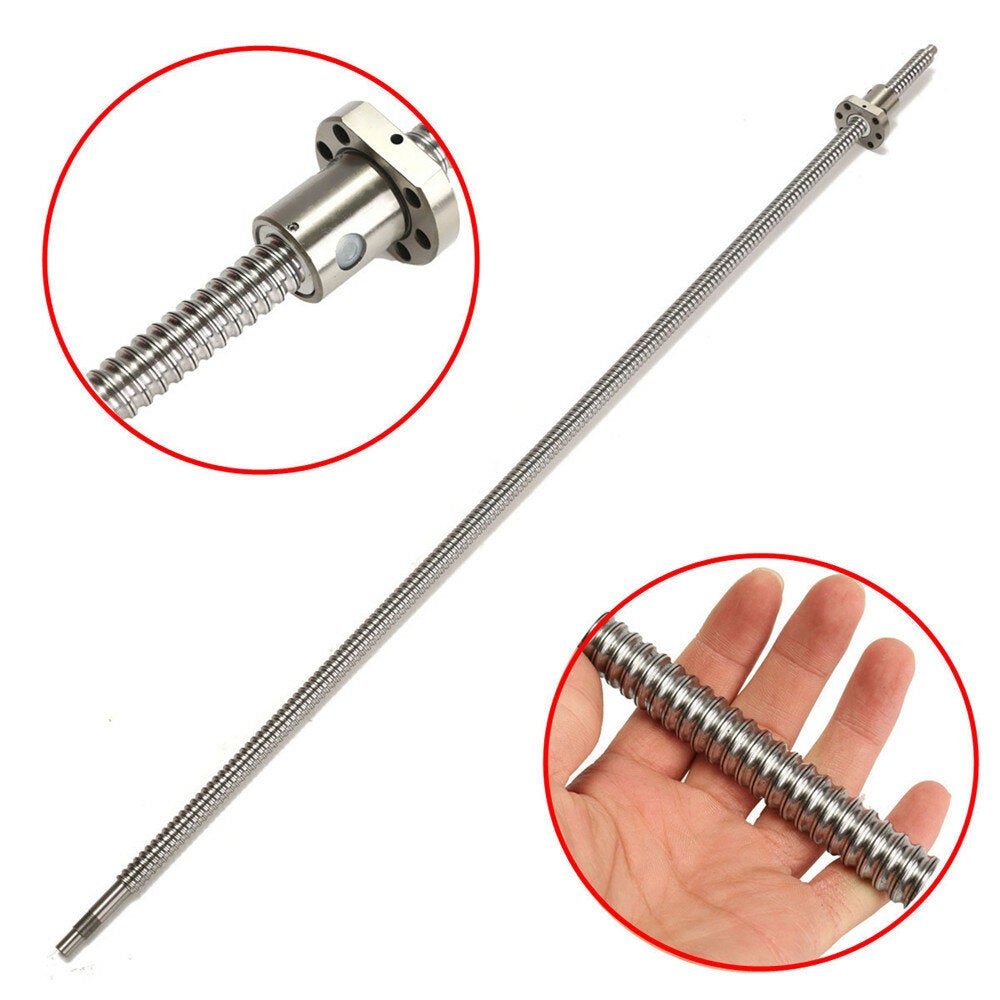 1000mm Ball Screw End Machined Ball Screw with Single Ball Nut for CNC