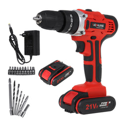 12V/18V/21V Electric Cordless Power Drill Home Handhold Electric Screwdriver