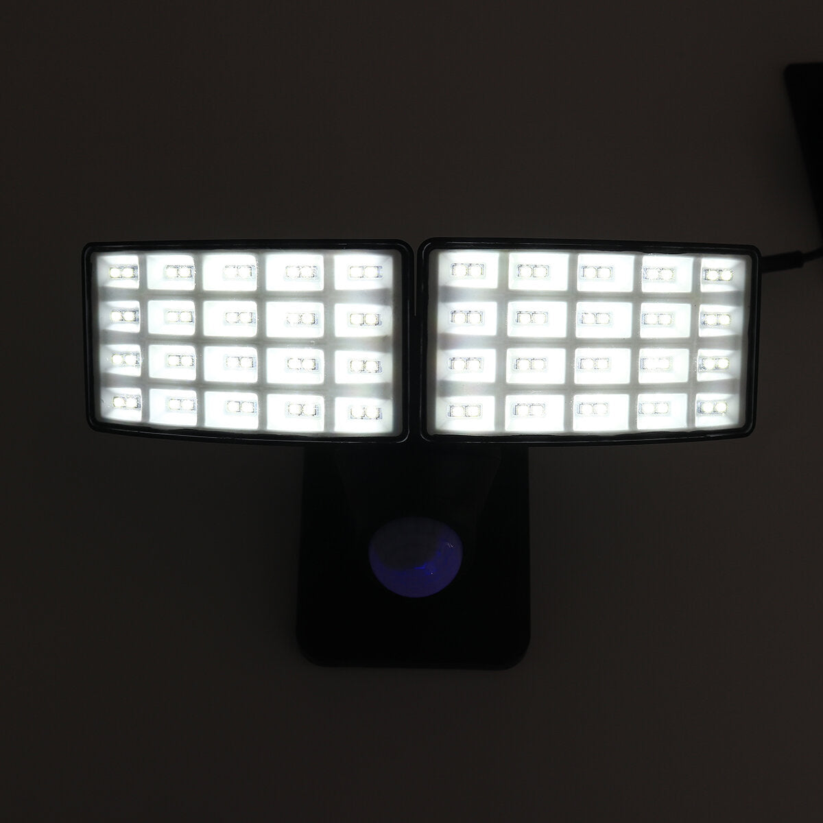 3 Modes Double Heads LED Solar Light Outdoor Motion Sensor  Rotatable Waterproof Wall Lamp