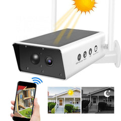 1080P 3MP Solar Charging Battery Wireless WIFI IP Camera PIR Infrared Two-Audio SD Card Storage IP67 Outdoor CCTV Monitor
