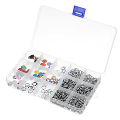 100/200 Sets DIY Press Studs Tools Kit Assorted Colors Snap Metal Sewing Buttons