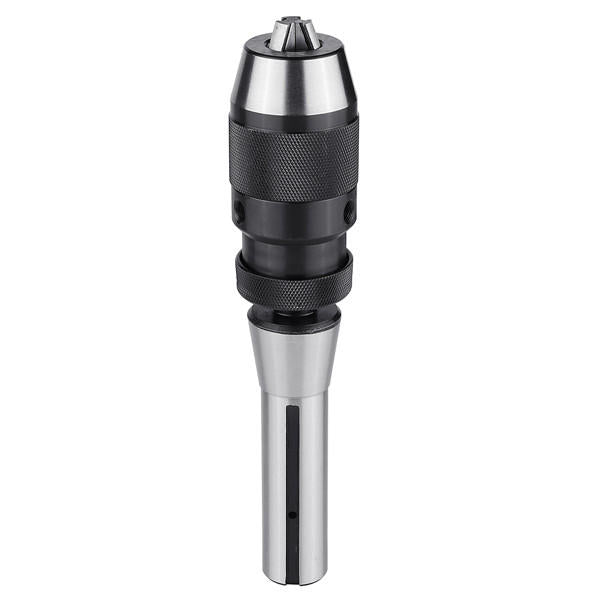 1/32 - 1/2 Inch 1-13mm 6JT Keyless Drill Chuck Tool Self Tighten with R8 Shank For CNC