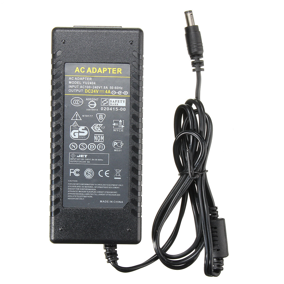 24V 4A 96W 5.5x2.5mm Power Supply Adapter