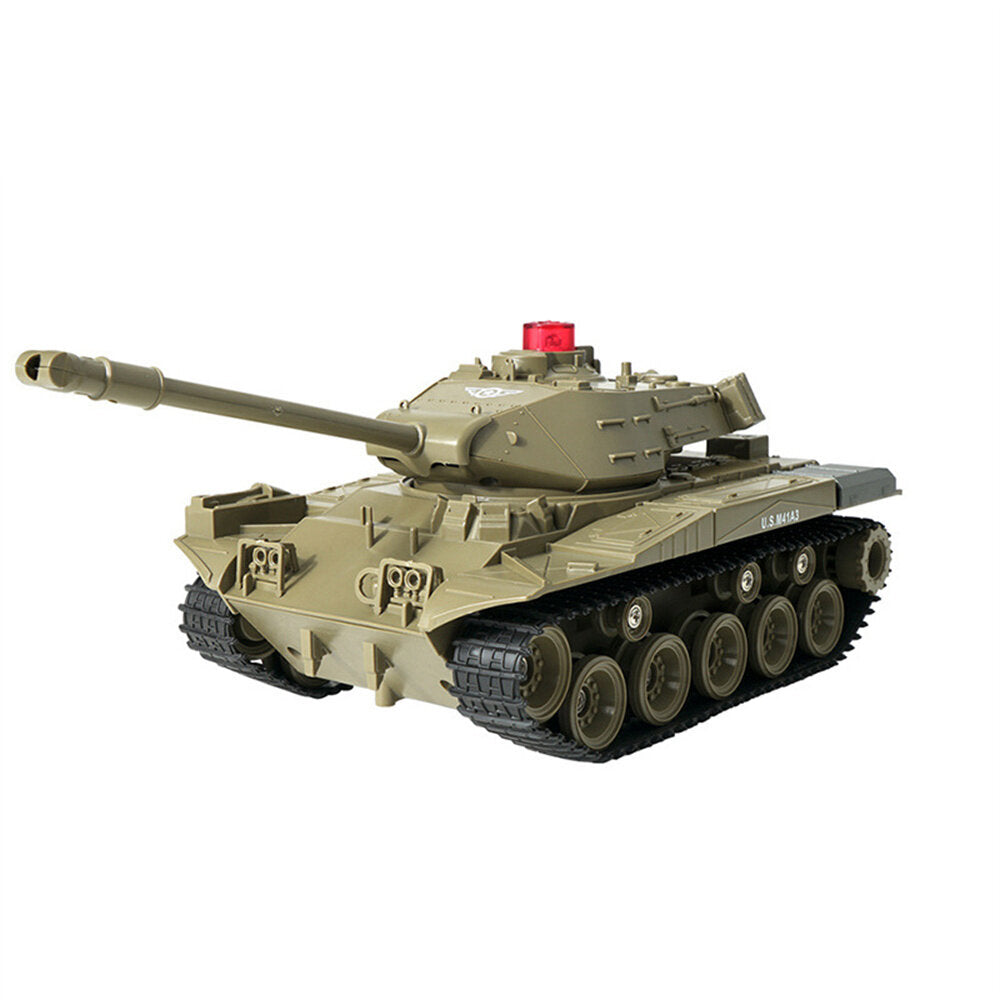 RTR 2.4G 4CH RC Battle Tank Programmable Vehicles w/ Sound 360 Rotation Military Models